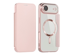 Capa Carteira Amorus Para Iphone Air Com Proteção Magsafe Rfid - Rosa