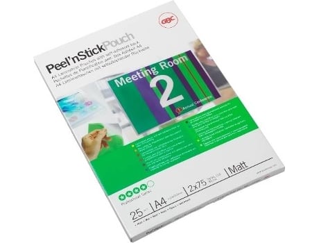 Bolsas de Plastificação GBC Peel and Stick Pouch (25 un - A4)
