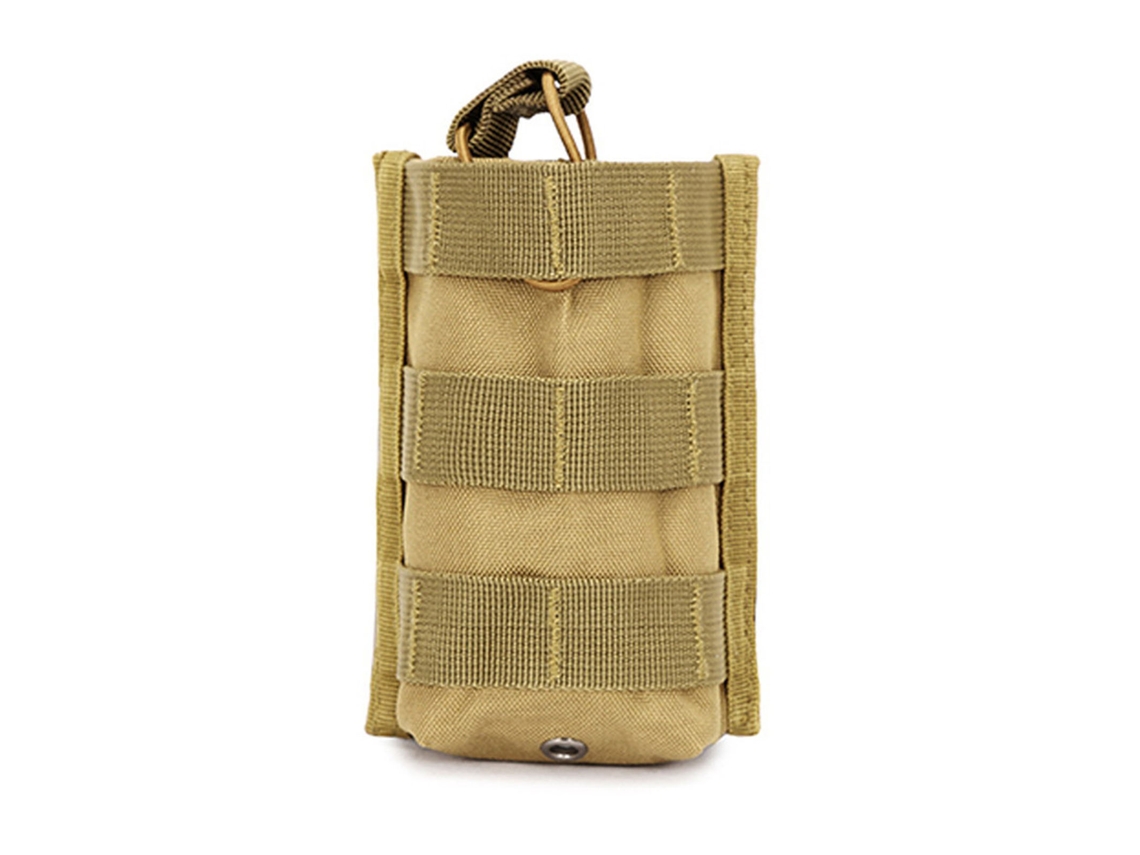 Funda para rádio de duas vias Oxford resistente ao desgaste portátil para walkie talkie caqui