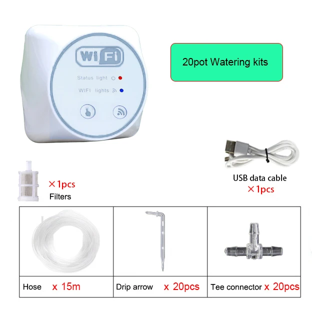 Controlador de Irrigação Inteligente para Jardim com Wi fi , Controle a Rega com Seu Celular. MDUG (20 Reguladores)