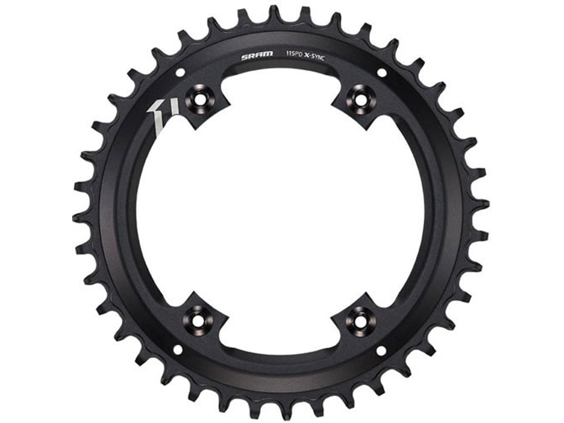 Prato SRAM Sync Apex1 Asimetrico Velocidades Dientes (Preto)