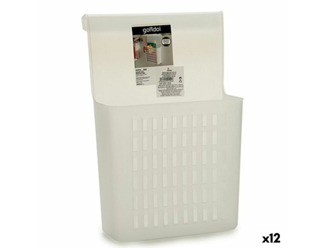 Organizador Porta de armário Plástico 12,5 x 35,5 x 24 cm (12 Unidades)