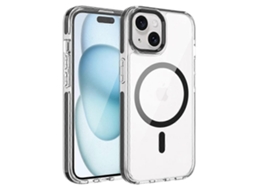Capa Transparente Para Iphone 15 Compatível Com Capa Traseira Magsafe Tpupc