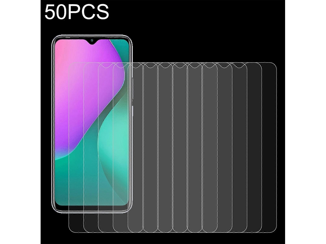 50 Unidades De Película De Vidro Temperado 9h 2.5d De 0,26 Mm Para Infinix Hot 10 Play G25 (50 Unidades)