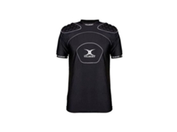 Almofada de ombro de rúgbi GILBERT Atomic V3 - Kids - Preto e cinza