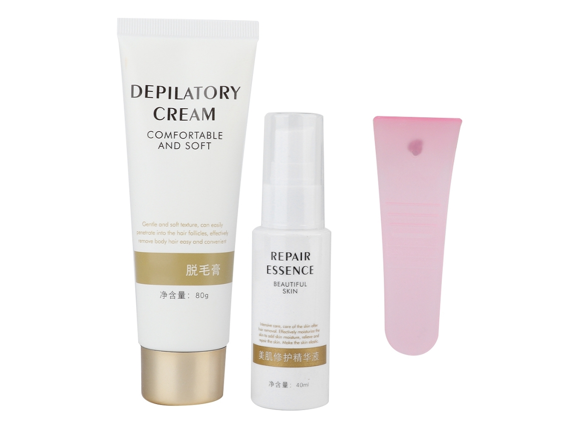 2026 conjunto Crema Depilatoria Y Lotion Reparadora para Eliminar Pelo Corporal Unisex Axilas, Brazos Y Piernas