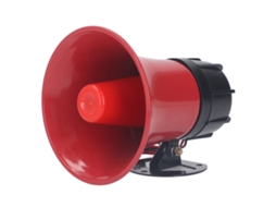 Sirena de alarme industrial 120dB 30W, claxon de emergência, ABS, externo, DC 24V | S/MARCA