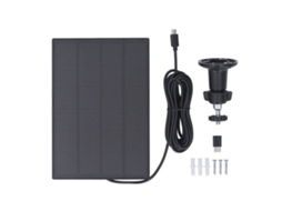Painel Solar Primerox 5w 5v para Câmera de Segurança Ip66