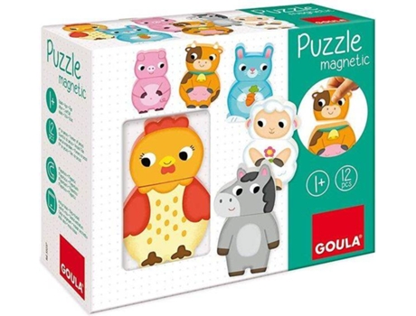 Puzzle de Madeira Personalizável Goula  (12 pcs)