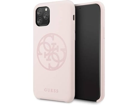 Capa , 4G Silicone Collection Print Logo, Apple iPhone 11 Pro, Rosa, GUHCN58LS4GLP