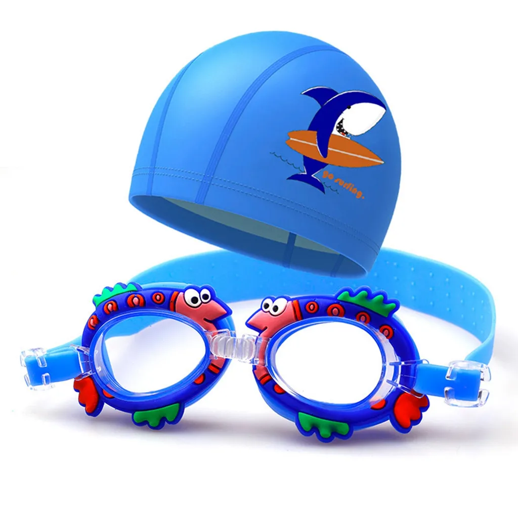 Conjunto Infantil de 2 Peças com Óculos de Natação e Touca AQUAFORGE