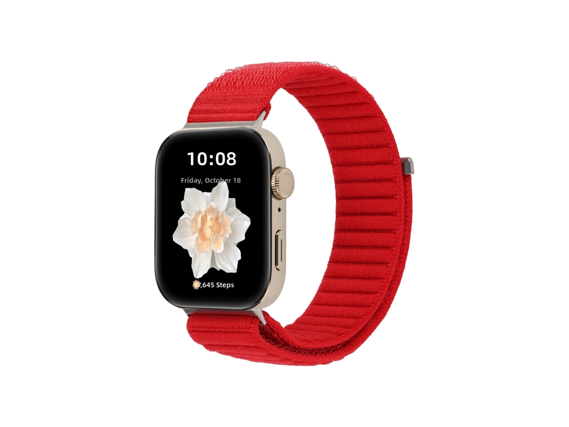 Pulseira de Nylon Ondulada com Velcro para Huawei Fit5, Compatível com Fit3 e Fit4 Pro CHABERLU