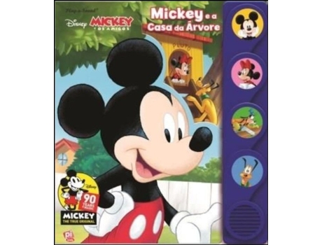 Livro Mickey e a Casa da Árvore de Disney