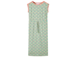 Vestido Para Criança Menta Velho 116