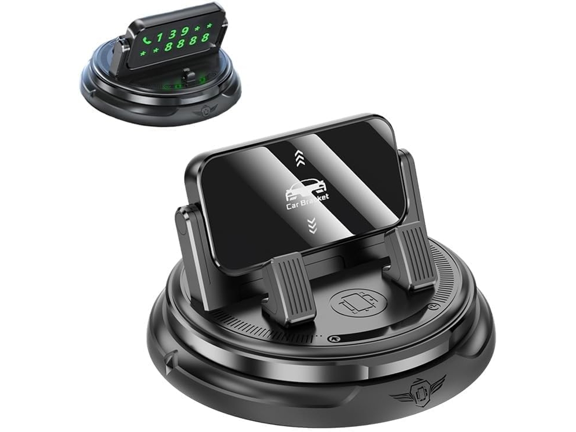 Suporte Veicular 360 Graus Para Celular, 1 Resistente E Portátil