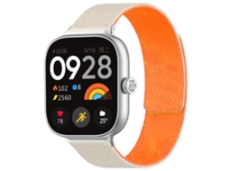 Bracelete para Redmi Watch 6 / 5 / Xiaomi Band 9 Pro / 8 Pro XIAOMOYU em Silicone Magnético com Textura de Lichia Laranja Estelar