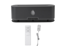 Laxiscreed Umidificador De Lâmpada Com Chama Artificial, Timer E Aromaterapia Para Ambientes Mais Confortáveis