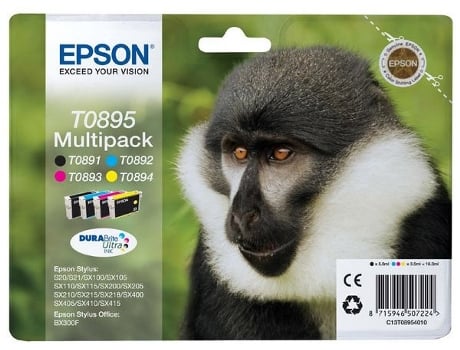 Pack 4 Tinteiros EPSON T0895 Cores (C13T08954020)