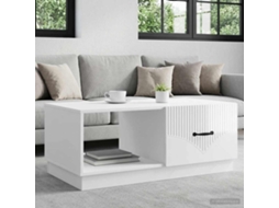 Vidaxl Mesa De Centro Branco Brilhante 90 X 50 X 37 Cm