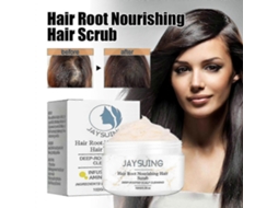 Jaysuing Hair Root Nourishing Scrub Deeply Cleanses The Scalp, Moisturizes The Hair Roots, Smoothes The Hair, And Protects Thick Hair. |