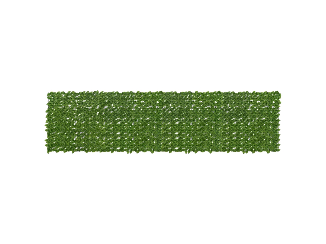Vidaxl Tela De Varanda Com Folhas Verde E Amarelo 400 X 100 Cm