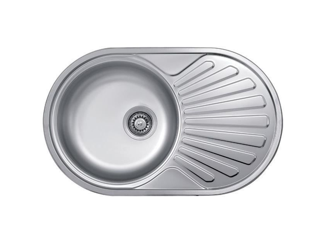 ELLECI Special Round 770 Aço Inoxidável Cinza 1 Tigela 39 Cm Reta 770 Mm