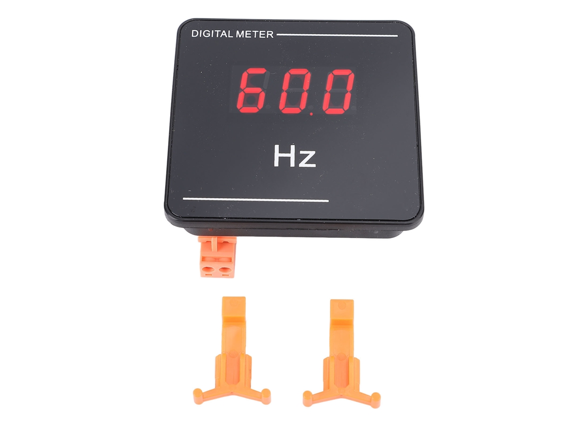 Medidor De Frequência Digital 10-99,9hz Ca50-500v Led 0,56 Polegadas Contador