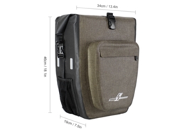 Bolsa Traseira para Bicicleta 30l Impermeável S/MARCA