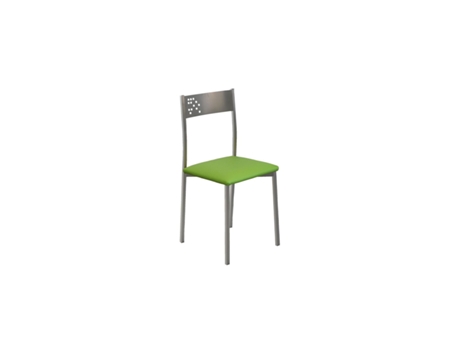 Conjunto de 4 Cadeiras de Cozinha Semi-Pele TaBarca MOMMA HOME (Verde - Polipele -41x47x86 cm)