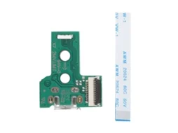 Placa de Carregamento USB, Porta Sockete, para Controle PS4, com Cabo Plano