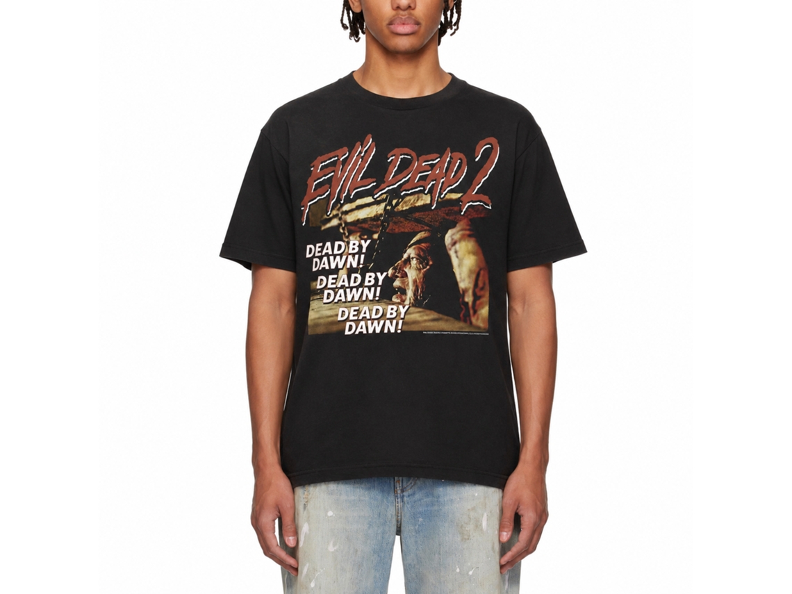 Rockinstone Evil Dead Dead By Dawn Black Adult T-shirt Size:xl