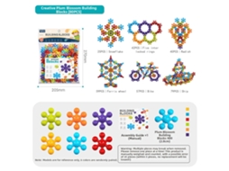 Conjunto de Construção DIGITALLAB com 80 Peças - Brinquedo Educativo para Montar - Material Plástico Seguro
