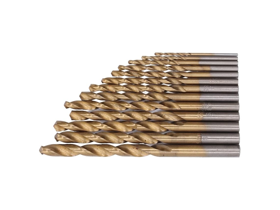 Conjunto de Brocas Hss Endurecidas a Vácuo de 1,5 a 6,5 Mm CHABERLU
