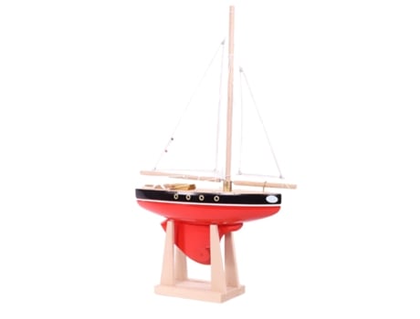 Barco TIROT Madeira - Vermelho - 30 cm)