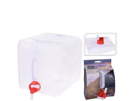 Bidon grifo plegable cuadrado 5 litros