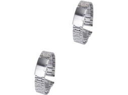 Conjunto de 2 Pulseiras GOKOCO Inoxidável Práticas Para Substituição de 20mm