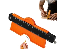 Medidor De Contorno Com Trava 25 Cm, Copiadora De Perfil Para Transferência Contornos, Suporte Para Placas Laminadas Tf