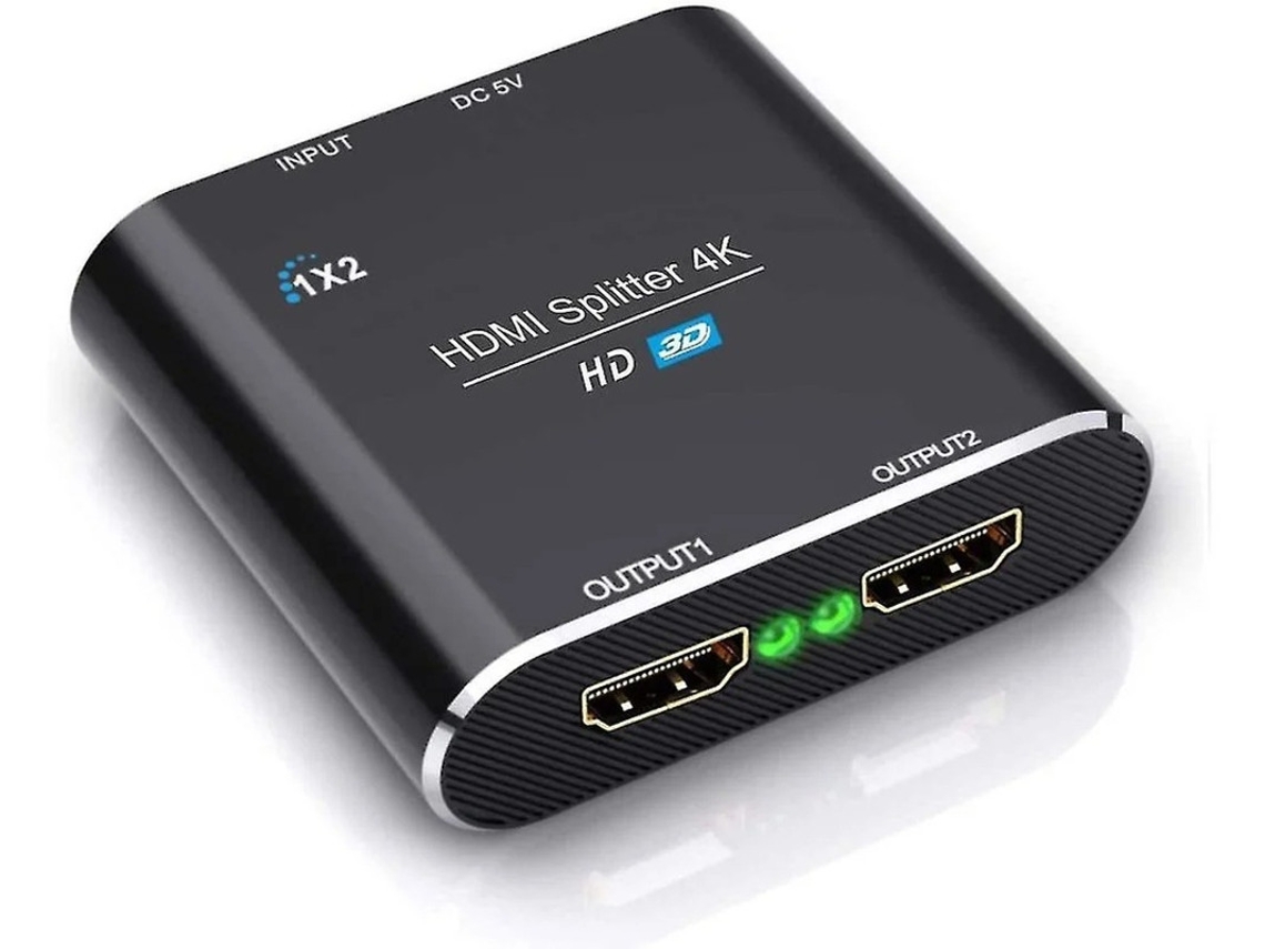 Divisor Hdmi 1x2 Divisor Hdmi 1 Entrada 2 Saída Multi Conversor De Alumínio Suporte Hdmi 4k 1080p 3d Hdcp Para Xbox Ps4 Ps3 Hdtv Blu Ray Bestvite