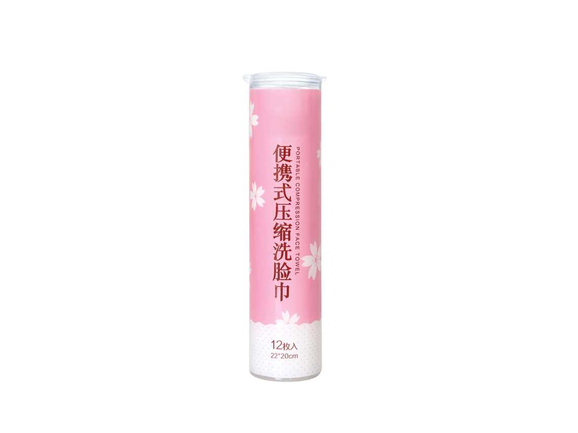 Toalla Facial Comprimida Desechable Portátil, Paño De Lavado, Tableta Mini De Tissue, 12 Piezas/lata
