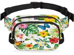 Pochete para Mulheres 22 8 x 6 3 x 15 5 cm Design DIY à Prova d'Água de Alta Qualidade Ajustável com Estampa S/MARCA