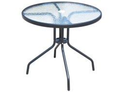 Maison Exclusive - Conjunto De Jantar Para Jardim 5 Pcs 80x71 Cm Aço Preto