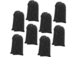 Nuobesty 8-pares De Protetores Dedos Para Telas Sensíveis Ao Toque, Capas Protetoras Para Jogos, Resistentes Ao Suor