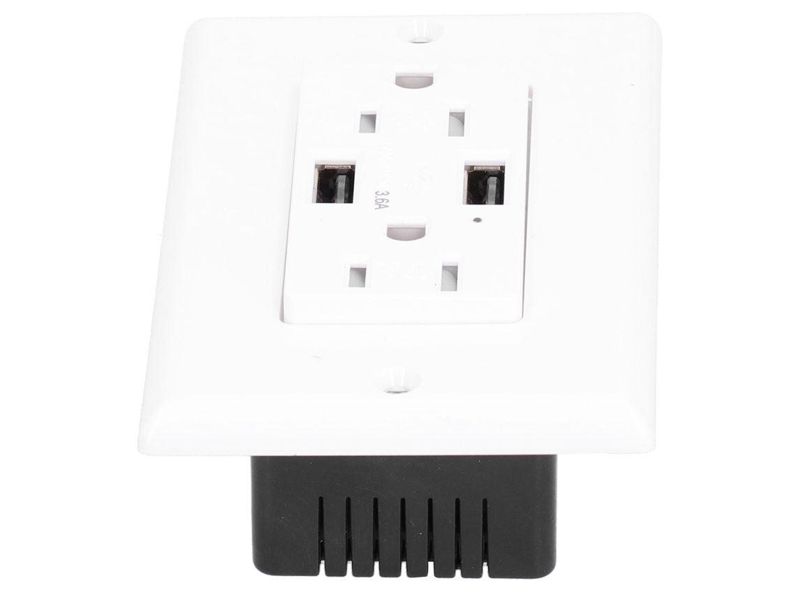Laxiscreed Tomada Gfci Com Usb Ultrafina E Auto-teste Para Segurança E Confiabilidade