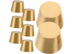 Conjunto De 8 Pés Cobre Para Bandejas Pequenas Madeira, Pés De Latão Para Exibição Tábuas Corte, Caixas De Joias E