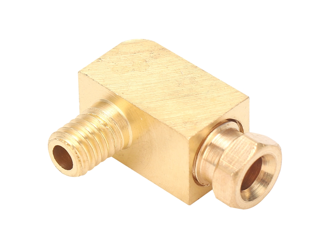 Conector De Tubo Em L Laxiscreed Com União Rosqueada Para Instalações Industriais