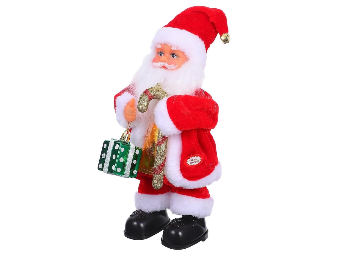 Brinquedo De Papai Noel Elétrico De Natal Com Presente-
