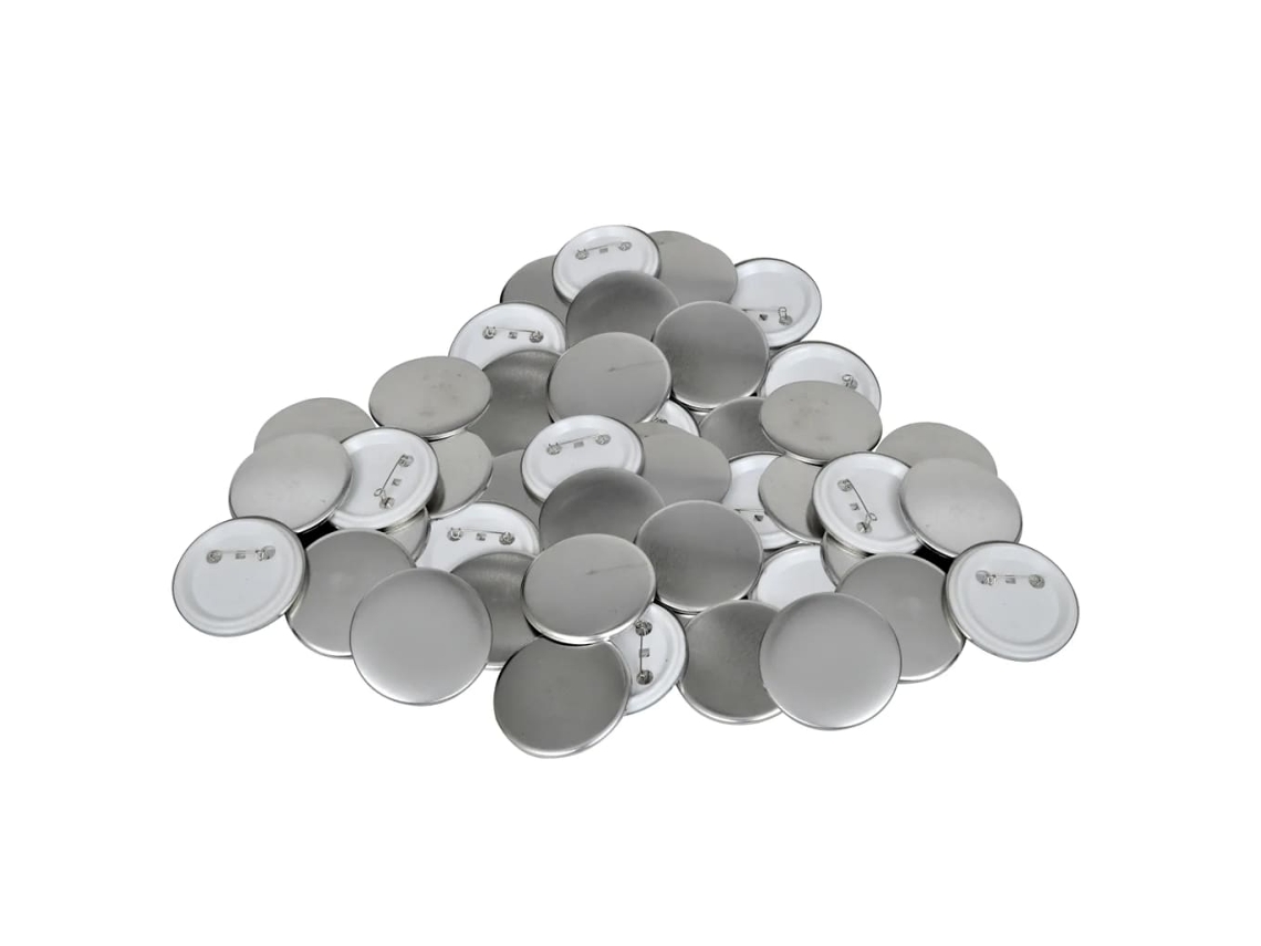 Conjunto 500 pins/crachás VIDAXL com alfinete (44 mm)