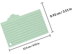 Bloco de notas com 125 folhas de papel estampado em formato de nuvem, com linhas, em branco para prêmios, notas e listas de tarefas.