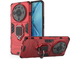 Capa Ultra Giratório Vezes Qualidade Militar Proteção para Xiaomi 12S Ultra HONGWE. Vermelho