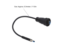 Laxiscreed Conector Usb 3.0 À Prova De Água Com Ficha Direta Para Equipamentos